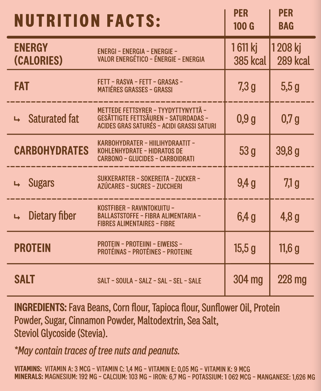 Cinnamon Bun Wabba Treats AS